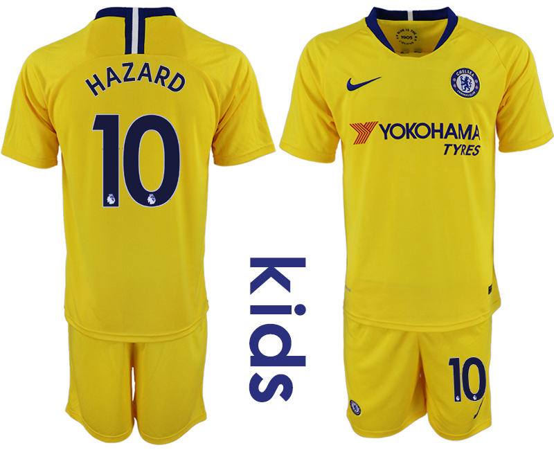 2018_2019 Club Chelsea away Youth #10 soccer jerseys->youth soccer jersey->Youth Jersey